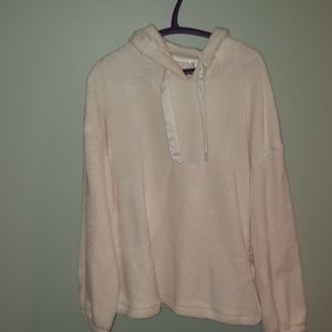 NWT cream supersoft hoodie